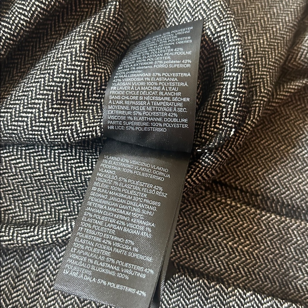 H&M Gray Stylish Dress Size 4 - Picture 6 of 9